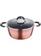 BERGNER PANDORA CASSEROLE WITH LID 20X9CM FORGED ALUMINUM INDUCTION BASE, BG6243CP
