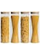 RRong Glass Storage Jar with Bamboo Lids,Set of 4,Kitchen Food Storage Containers,Glass Cereals Canisters for Pantry Organization and Storage Containers Moisture Proof for Sugar, Coffee, Tea (2200ML)&hellip;