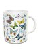 Butterfly Pattern Design 186 Coffee Mug White/Blue/Yellow