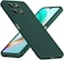 Case for Honor X7d Liquid Gel Rubber Bumper Case with Soft Microfiber Lining Cushion Slim Shockproof Protective with Camera Protection Cover for Honor X7d 5G (Green)