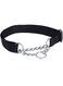 Duvo+ Nylon Dog Semi Choke Collar, 45 to 70 cm/25 mm, Black