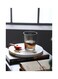 V-shaped Striped Glass Grey