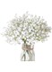 NALACAL 10PCS 30 Bunches White Babys Breath Flowers, Artificial White Fake Flowers, Fake Real Touch, Gypsophila DIY Floral Bouquets, Arrangement Wedding Bridal Bouquet, Home Decor (Vase Not Included)