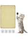 HASTHIP Cat Scratch Pad, Sisal Scratch Pad, with Traceless Stickers Sisal Fabric Cat Scratching Pad, Durable and Shedding-Resistant Cat Scratching Surface for Indoor Wall Furniture Vertical(12 * 20")
