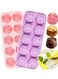Pcs Rose Chocolate Mold 20 Cavity Silicone Roses Molds for Chocolate, Candy, Ice Cube, Gummy, Jello, Jelly,Candles, Soaps