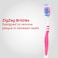 Colgate Zig Zag Deep Clean Flexible Soft Toothbrush With Tongue Cleaner 1 PCS