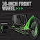Huffy Green Machine 16-Inch Drift Trike, Sleek Ergonomic Design, Adjustable Seat, Drift Trike For Kids Age 5-8, Max Weight 80Lbs, Coaster Brake