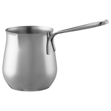 Turkish Coffee Pot (Cezve), Stainless Steel with Long Handle, 300 ml