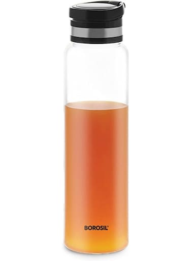 Box Borosil Easygo Glass Bottle - 1 L Clear 1Liters