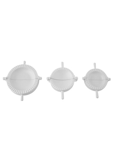 Dumplings Mould Set White 15 x 10 x 2.5cm