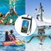 Waterproof Mobile Phone Case, IPX8 Underwater, Pack of 2, Clear, for iPhone 16, 15, 14, 13, 12, 11 Pro Max Plus, Galaxy S24, S23, A15,xiaomi up to 7 Inch (Black)
