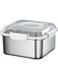 304 Stainless Steel Food Storage Containers Box with Handle Lunch Box Leak Proof &amp; Airtight Lids Bento Box Oven Freezer Dishwasher Safe