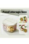 Food Storage Box Separate Lids Keep Ginger Garlic Fresh, Odor-Proof, Fridge Organizer