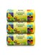 Pack of 3 - Lemon Scented Garbage Bags Compact Roll, 30 Gallon, Medium (Kitchen Bin), 60x90cm - 20 Bags x 3 yellow