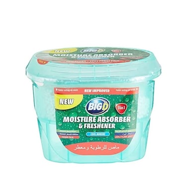 Big D Moisture Absorber and Freshener Cool Marine 12 Weeks &ndash; Fast-Acting, Spill-Proof, Odor Prevention, Mold &amp; Mildew Control