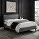 Cozy Retreat Upholstered Twin Size Bed (120 X 190 CM) Grey Color