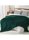 Ultra Soft Flannel Fleece Blanket King Size (274cm x 229cm), Lightweight 3D Jacquard Fleece Blanket, No Shedding, No Pilling, Luxury 340GSM Aesthetic Fluffy Cozy for Bed Room Decor, Dark Teal