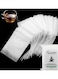 25Pcs Biodegradable Tea Filter Bags,Disposable Tea Filter Bags,Empty Corn Fiber Drawstring Seal Filter Tea Bags for Loose Leaf Teal&iuml;&frac14;&circ;3.54 x 2.75 inch&iuml;&frac14;&permil; (25pcs)