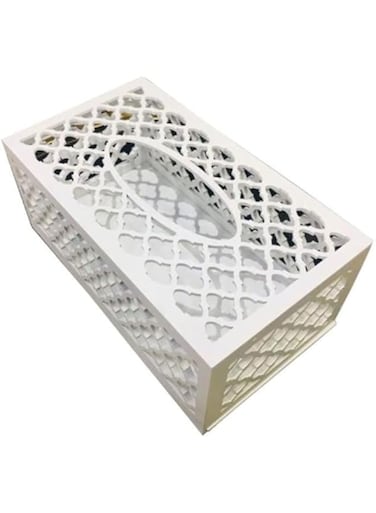 N / B Makeup Toy Hollow Designed Tissue Paper Holder Napkin Holder Desk Organizer Tissue Box Tissue Box Cover Tabletop Facial Tissue Dispenser for Home Table Office Restaurants (Style-2)