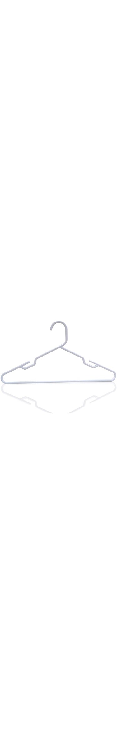 FEELINGS Plastic Hanger   Hanger Lotus White   Plastic Hanger   Hanger For Cloth Hangers For Wardrobe, Cloth Display Rack For Space Saving Closet Storage Organizer, 15 Pcs Set 41 Cm