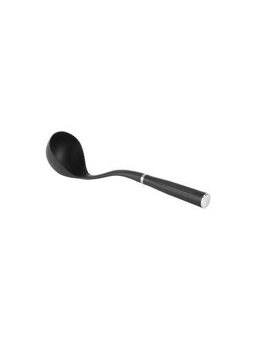 Royalford Nylon Soup Ladle- RF11922 Ideal For Serving Soup, Curry, Sauces black