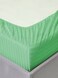 MAXQON Fitted Bed Sheet +2Pcs Pillow Covers, Double Size 120x200+15cm, Color Green
