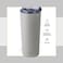 Insulated Stainless Steel Vacuum Mug, 600ml - Your Versatile Dual-Use Travel Companion for Hot and Cold Beverages Anywhere: Home, Gym, Outdoors, Office, and School - Beige