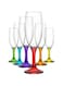 LAV-CORAL MISKET GOBLET 190cc 6PC ST
