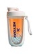 Heyday Shaker Bottle with Tritan BPA-Free Plastic, Odor-Resistant &amp; Dishwasher Safe with Stainless Steel Blender Ball, Measuring Grid for Perfect Mixing, Ideal for Gym, Exercise-550 ml