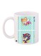 Sonic Printed Coffee Mug White/Green/Grey
