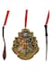 Harry Potter Varzi Selection Since 1956 Christmas Tree Decoration Set of 3 Resin Wand Crest &amp; Broom