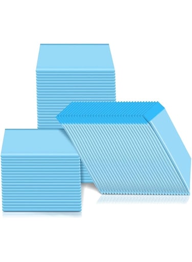 Dog And Puppy Training Pads, Disposable Absorbent Quick Drying Leak Proof Pee Pads For Potty Training For Pets, Disposable Dog Pee Pads 45X33cm S 100 Pieces, Blue, Peepad-Bl-S