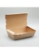 Packing Kraft Lunch Box Small Without Window, Grease-Resistant Baked Goods Gift Boxes - Built-In Lids, Kraft Paper Brownie Boxes, For Meals And Desserts - 25 Pieces