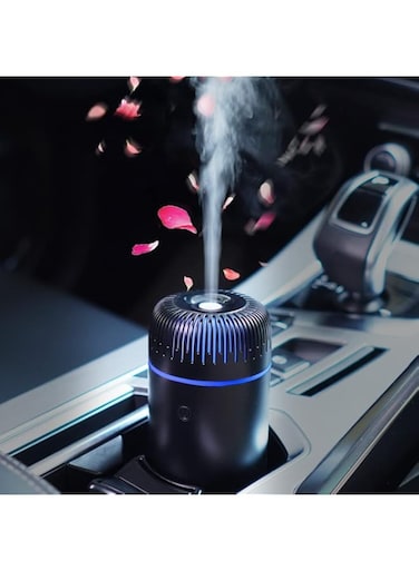 MAKINGTEC Car Diffuser, Black LED Aroma Diffuser with 100ml Capacity, USB Cool Mist Mini Portable Diffuser for Car Home Office Bedroom