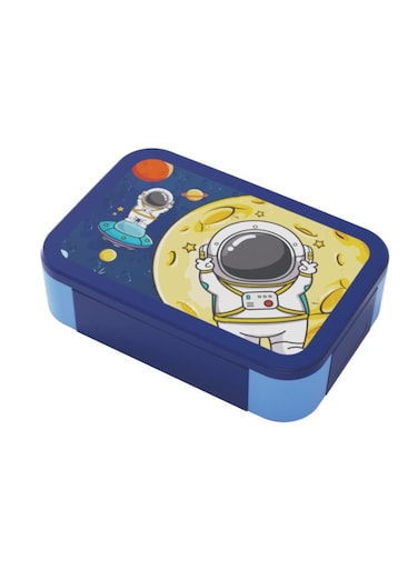 Kids Small Plastic Bento Box &acirc;&euro;&ldquo; Astronaut Design, Bpa-Free, Leakproof, Compact Lunch Container For Kids, Pk0001