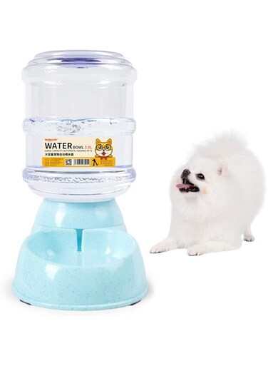 DAYONG 3.8L Pet Water Dispenser.Automatic Gravity Water Dispenser for Small Medium Dog Cats