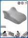 Ergonomic Memory Foam Bed Triangle Wedge Pillow Headboard for Sitting up Back Neck Pain Relief with Face Down Massage Prone Pillow Function for Reading, with Washable Cover
