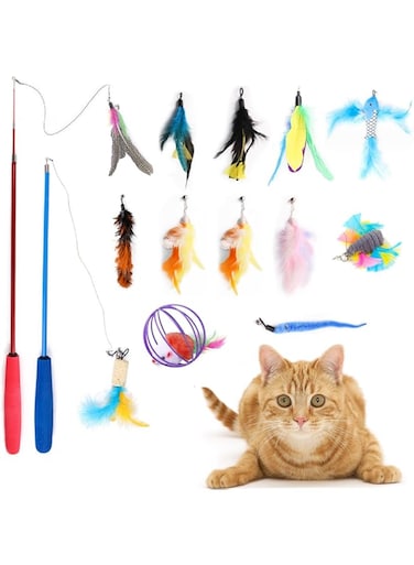 Cat Toys Interactive for Indoor Cats,15PCS Interactive Cat Toys for Indoor Cats,Pet Toys,Kitten Toy