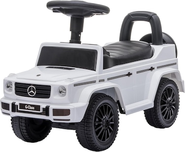 Lovely Baby  Mercedes-Benz Push Car for Kids LB 652, Non-Scuffing Tires, Musical Steering, Children Gift for Age 1-3 Years - White