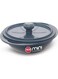 Aluminium 0.75 liter Mini Casserole with Lid, Round Series Die-Cast Pan for Cooking, Reheating, Serving and Storing,(MCRG75), Grey
