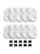 SAMANIJA 10-pack Filters Replacement, Compatible with PETLIBRO 71oz/2.1L Cat Water Fountain Dog Water Dispenser