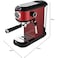 ​15 Bar Espresso Coffee Maker, 1450W Professional Machine with Milk Frother &amp; 1L Water Tank - Red

