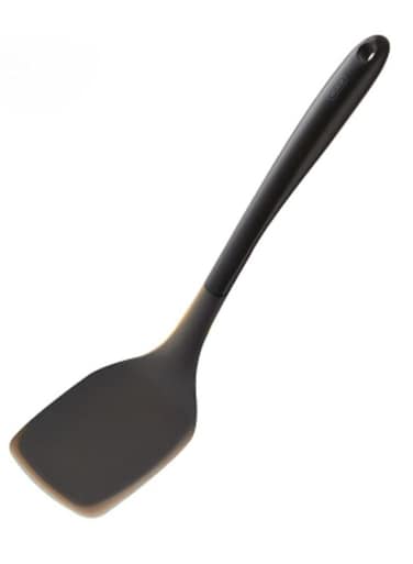 stainless steel silicone flat spatula