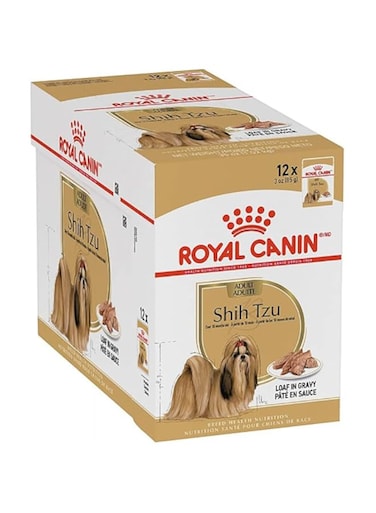 Royal Canin BHN Shih Tzu Wet Food Pouches Box of 12x85g Breed Health Nutrition Dog Food