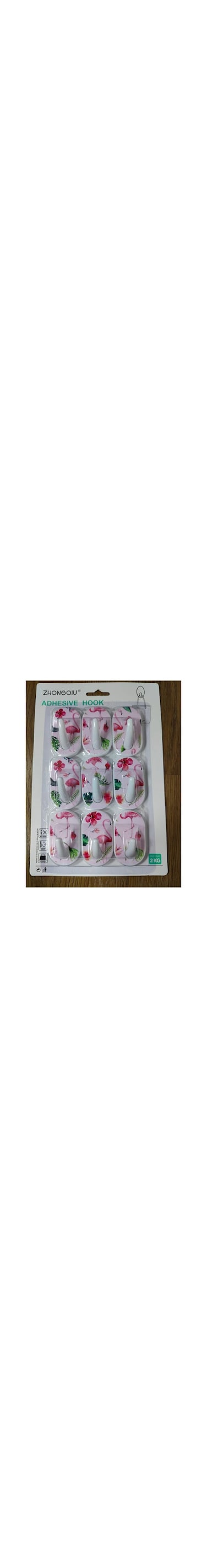 AQSON Fancy Sticky Hook Set, Decorative Hook Set OF 9 PCS