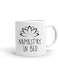 Spoil Your Wall Funny Quotes "Namast'ay In Bed" Printed Ceramic Coffee Mug 325ml, Perfect Gifting