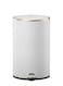 COSMO SERIES   Brushed Matte Finish   Soft-Closing   Fingerprint-Resistant   Round Deluxe Pedal Trash &amp; Garbage Bin   Compact Design Versatile For Tight Spaces   Multiple Sizes   12 Liters