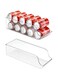 Arabest 2 Pack Can Drink Dispenser Organizer for Refrigerator, Clear Plastic Soda Pop Can Holder Container Storage Bin for Fridge Freezer Pantry Cabinet Kitchen (S)