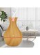 ArrgO Quiet Vase-shaped Air Purifier USB Diffuser Aroma Oil Humidifier for Car, Home, Living Room, Baby Room, Office(Light Wood Grain Colour)