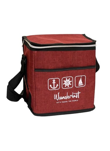 Insulated Lunch Box Bag - for Office, School, Tiffin, Camping &amp; Picnic &acirc;&euro;&ldquo; Insulated Cooler Tote for Food &amp; Drinks &acirc;&euro;&ldquo; Zipper Closure, Front Pocket, Long Strap &acirc;&euro;&ldquo; Oxford Fabric Portable Meal Carrier &acirc;&euro;&ldquo; Size 22&Atilde;&mdash;17&Atilde;&mdash;25 cm &acirc;&euro;&ldquo; 9.3L Capacity